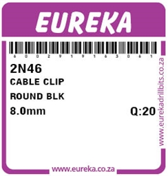 2N46 - Cable Clip Black -2N46_label_T